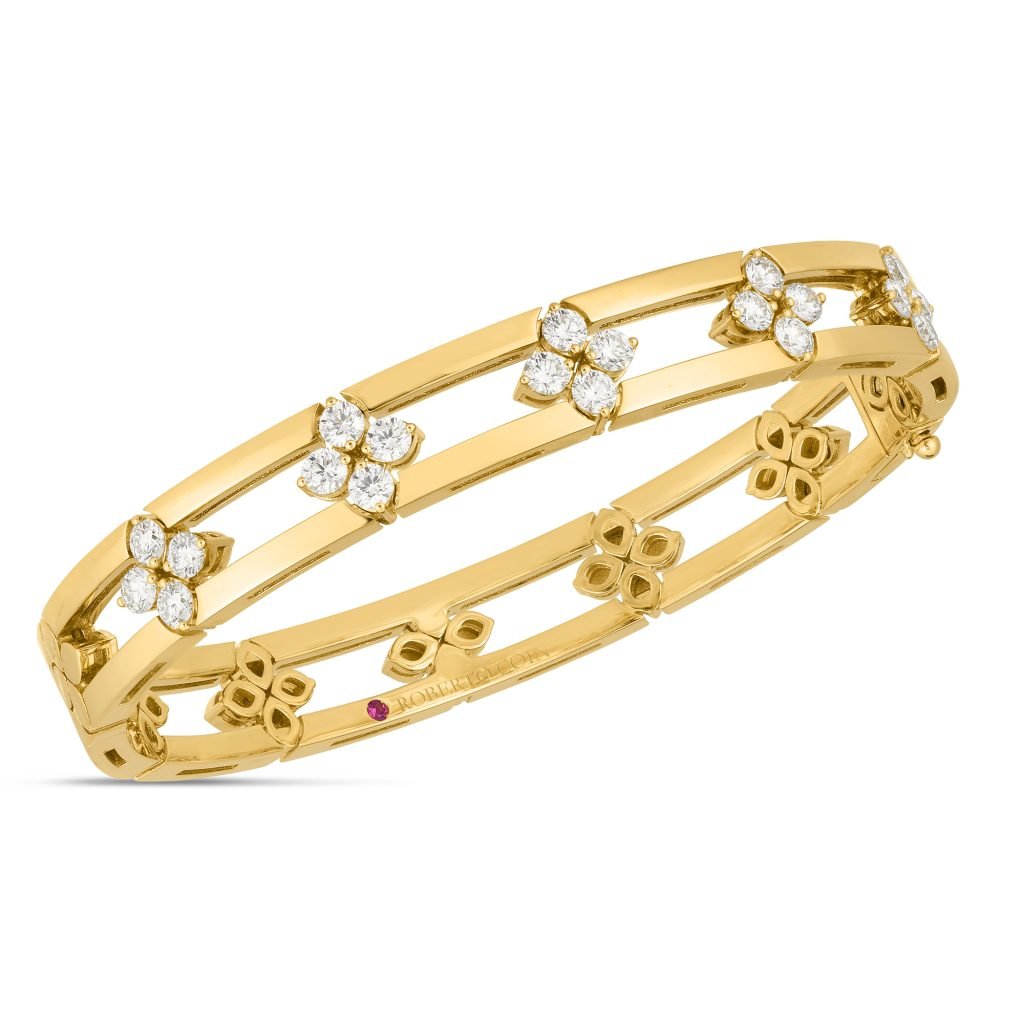 LOVE IN VERONA BANGLE WITH DIAMONDS - Roberto Coin